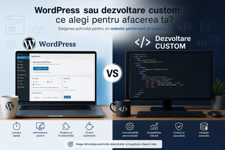 WordPress sau dezvoltare