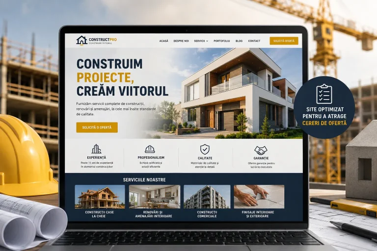 website firmă de construcții